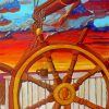 Ship Wheel Art Paint By Numbers