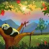 Sleeping Panda Paint By Numbers