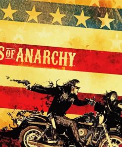 Sons Of Anarchy Poster Art Paint By Numbers
