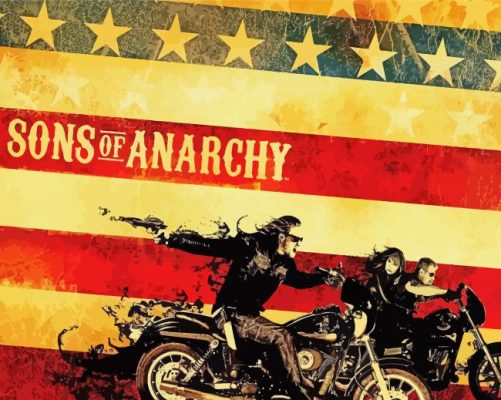 Sons Of Anarchy Poster Art Paint By Numbers