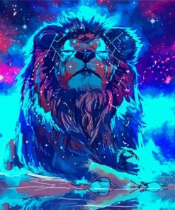 Stylish Lion Art Paint By Numbers