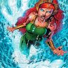 Superhero Aquagirl Paint By Numbers