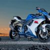 Suzuki Gsxr At Sunset Paint By Numbers