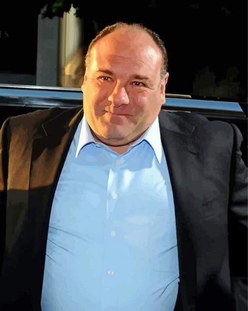 The Actor James Gandolfini Paint By Numbers