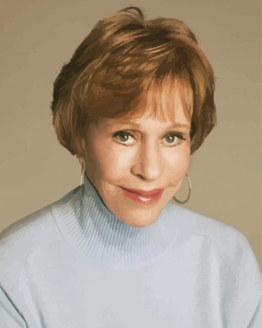 The American Actress Carol Burnett Paint By Numbers