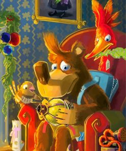The Banjo Kazooie Game Paint By Numbers