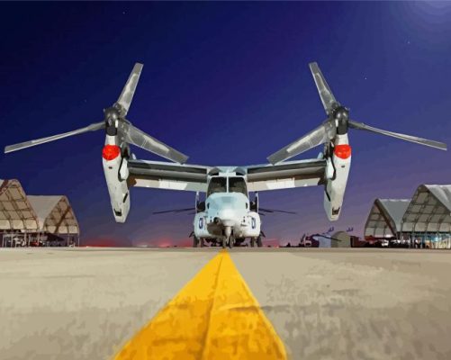 The Bell Boeing V22 Osprey Paint By Numbers