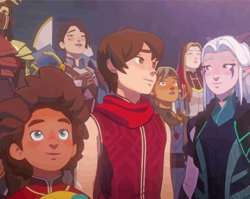 The Dragon Prince Character Paint By Numbers