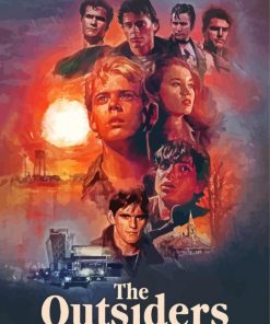 The Outsiders Film Poster Paint By Numbers