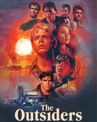 The Outsiders Film Poster Paint By Numbers