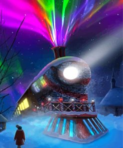 The Polar Express Paint By Numbers