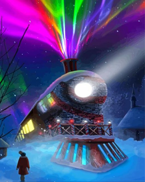 The Polar Express Paint By Numbers
