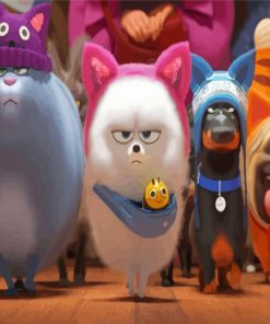 The Secret Life Of Pets Movie Characters Paint By Numbers