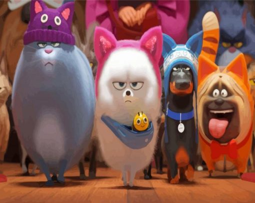 The Secret Life Of Pets Movie Characters Paint By Numbers