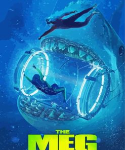 The Meg Poster Paint By Numbers