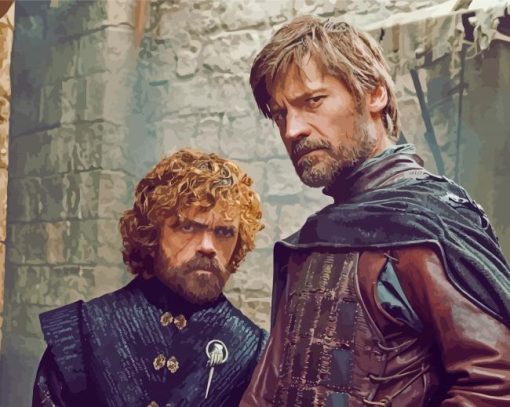 Tyrion And Jaime Lannister Paint By Number