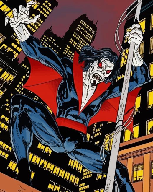 Vampire Morbius Paint By Numbers