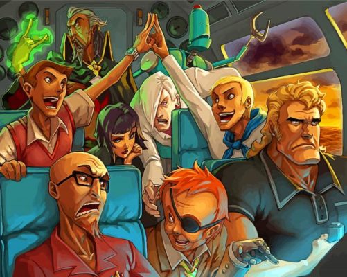 Venture Bros Characters Paint By Numbers