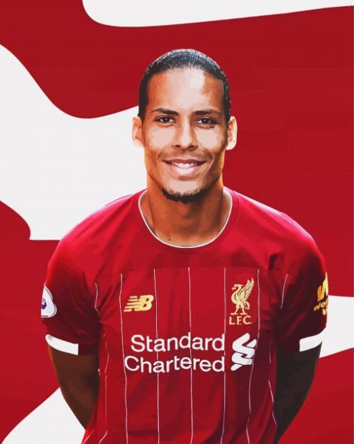 Virgil Van Dijk Paint By Numbers