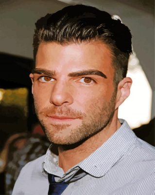 Zachary Quinto American Actor Paint By Numbers