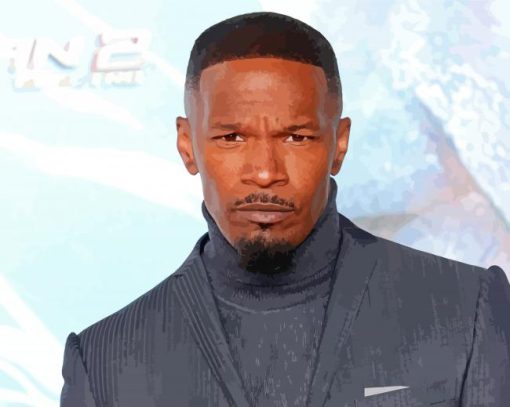 Aesthetic Jamie Foxx Actor Paint By Numbers