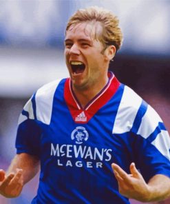 Ally Mccoist Player Paint By Numbers