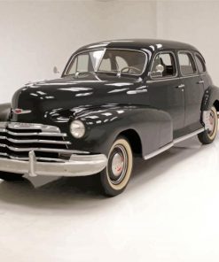 Black 1947 Chevy Fleetline Paint By Numbers