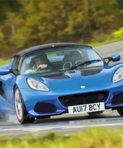 Blue Lotus Elise Cars Paint By Numbers