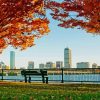 City Boston In Autumn Paint By Numbers