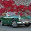 Green Austin Healey Sprite Paint By Numbers