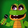 Happy Frog Singing Paint By Numbers