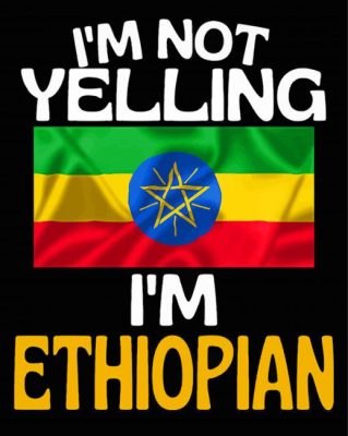 Im Not Yelling Im Ethiopian Paint By Numbers