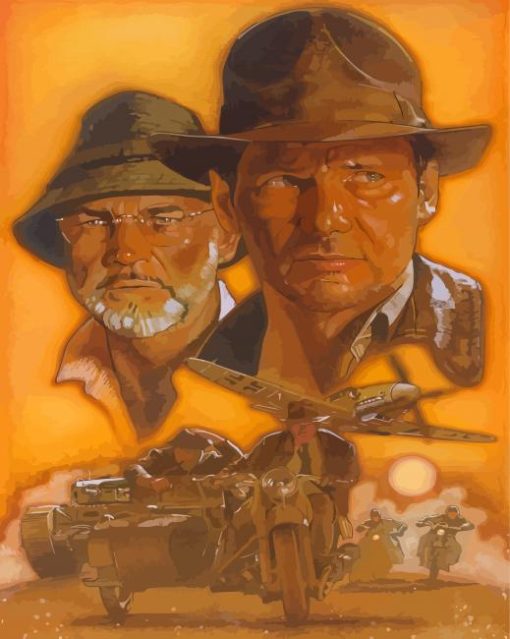 Indiana Jones And The Last Crusade Paint By Numbers