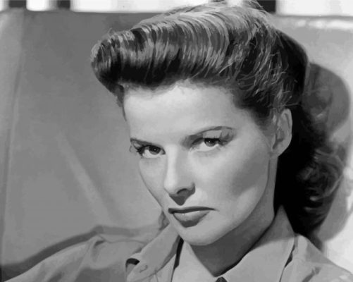 Monochrome Katharine Hepburn Paint By Numbers