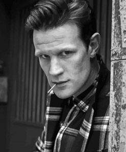 Monochrome Matt Smith Paint By Numbers
