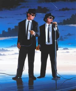 Blues Brothers Art Paint By Numbers