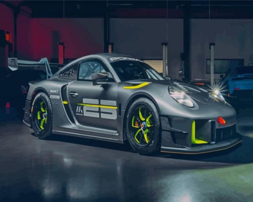 Porsche Gtr2 Car Paint By Numbers