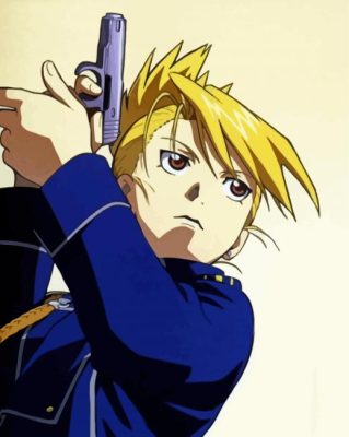 Riza Hawkeye Character Paint By Numbers