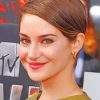 Shailene Woodley With Short Hair Paint By Numbers