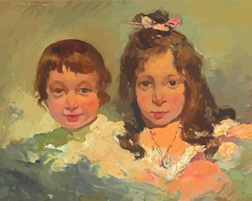 Sisters Joaquin Sorolla Paint By Numbers