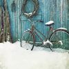 Snowy Old Bikes Paint By Numbers