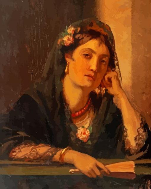 Spanish Lady Paint By Numbers