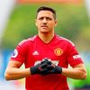The Cool Footballer Alexis Sanchez Paint By Numbers