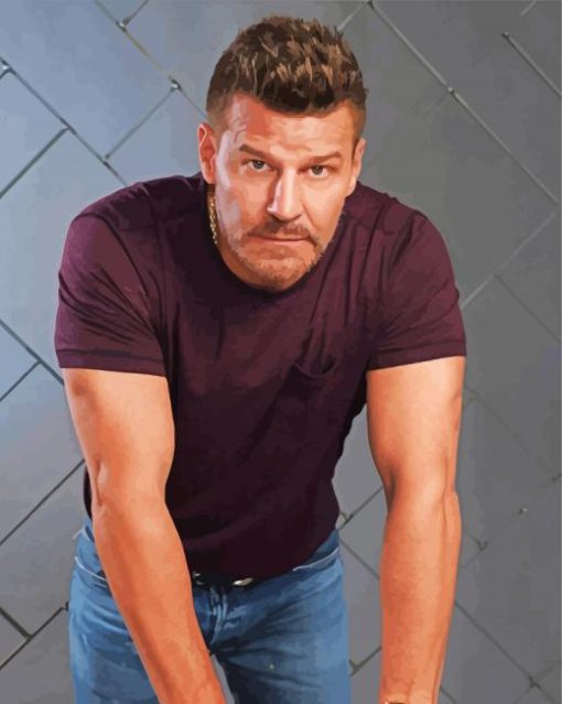 The Handsome David Boreanaz Paint By Numbers