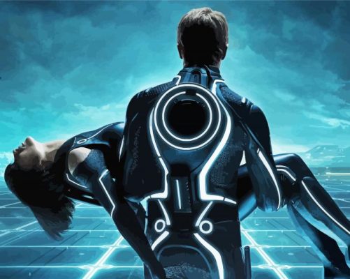 Tron Legacy Paint By Numbers