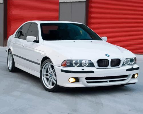 White E39 Paint By Numbers