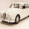 White Classic Car Jaguar Paint By Numbers