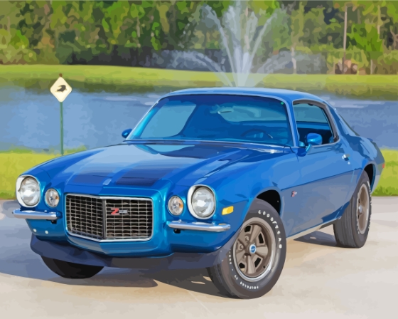 1970 Chevrolet Camaro Z28 3 Paint By Numbers