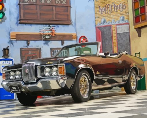 1972 Cougar Classic Car Paint By Numbers