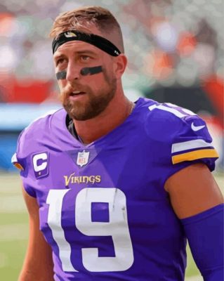 Adam Thielen Paint By Numbers